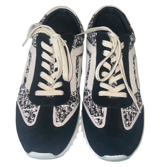 Franco Sarto Matera Retro Suede Lace Up Sneakers Size 8.5 NWOB - Picture 2 of 9